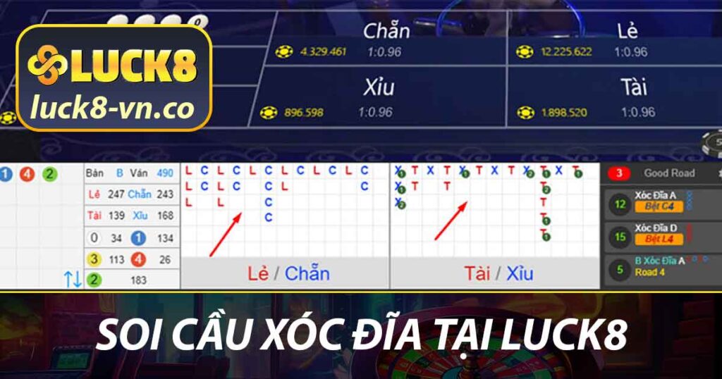 Soi cầu xóc đĩa tại LUCK8